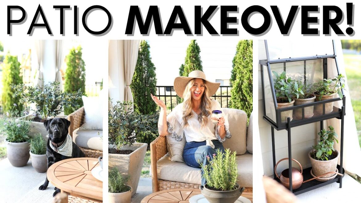 SMALL PATIO MAKEOVER || OUTDOOR DECORATING IDEAS || SPRING PATIO REFRESH