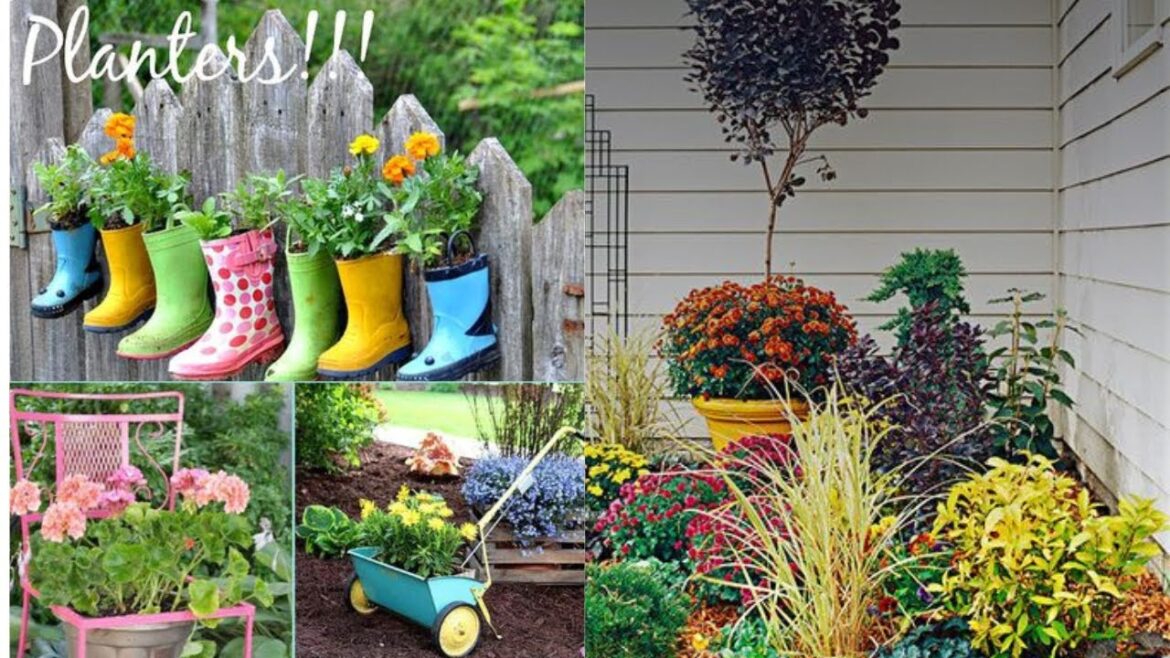 100 Latest Unusual Garden Ideas | Unique Planters | Rustic Decoration Ideas | 5 Min garden pro