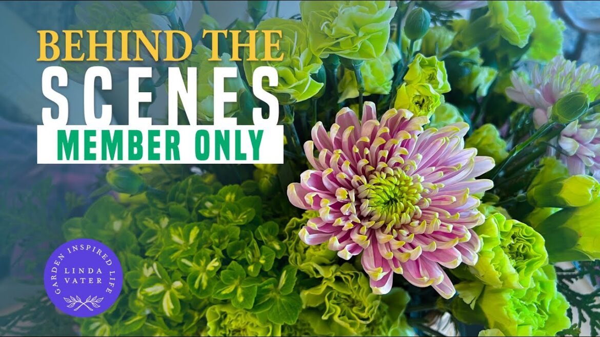 Behind the Scenes: Flower Arranging with LV Behind the Scenes: Flower Arranging with LV