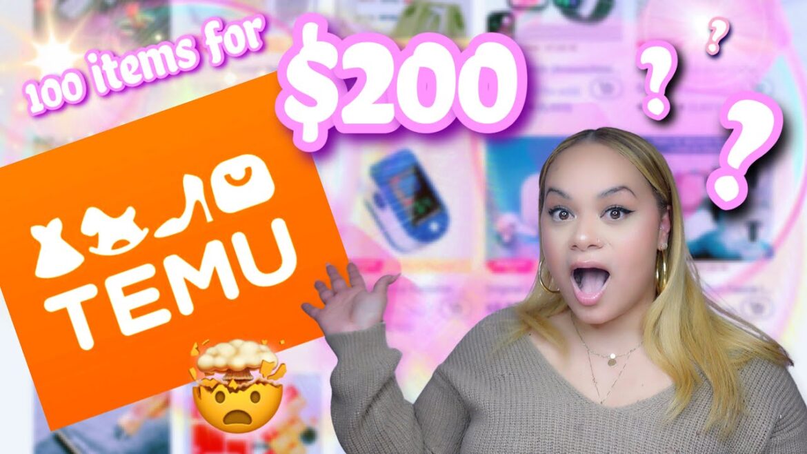 OMG 100 items for $200 🤯 TEMU Naul Haul OMG 100 items for $200 🤯 TEMU Naul Haul