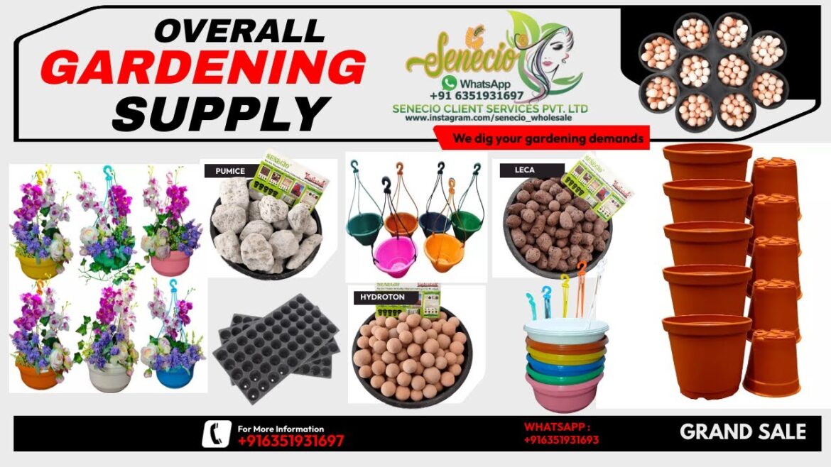 SENECIO WHOLESALE 🦚 LECA HYDROTON PUMICE PERLITE VERMICLULITE LIVE PLANT POTS PLANTER GARDEN SUPPLY🦚