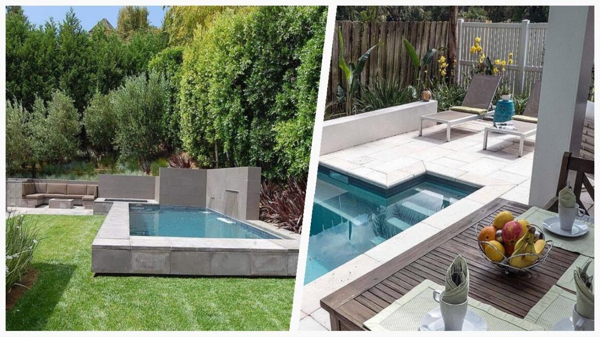 75 Small Concrete Paver Pool Design Ideas You’ll Love 🔴 75 Small Concrete Paver Pool Design Ideas You'll Love 🔴