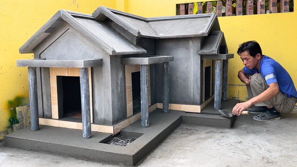 Wow - Big dog house - Luxury dog house design - happy dogs