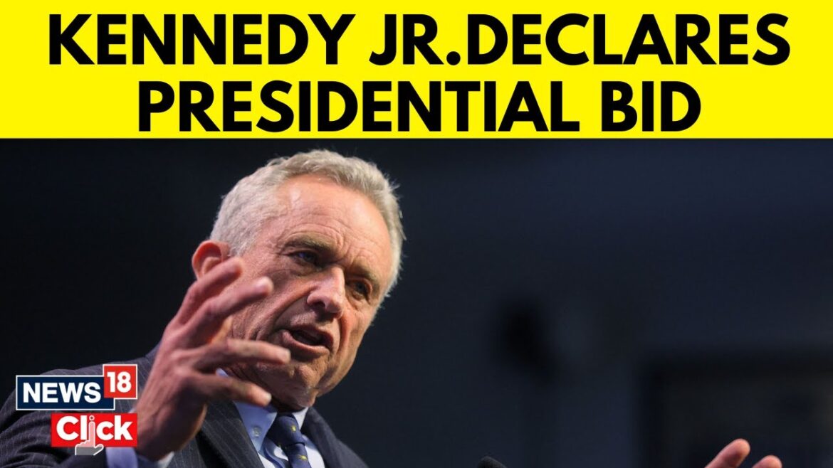 Robert F. Kennedy Jr. Formally Announces His Bid For Democratic Nomination | 2024 Presidential Bid Robert F. Kennedy Jr. Formally Announces His Bid For Democratic Nomination | 2024 Presidential Bid
