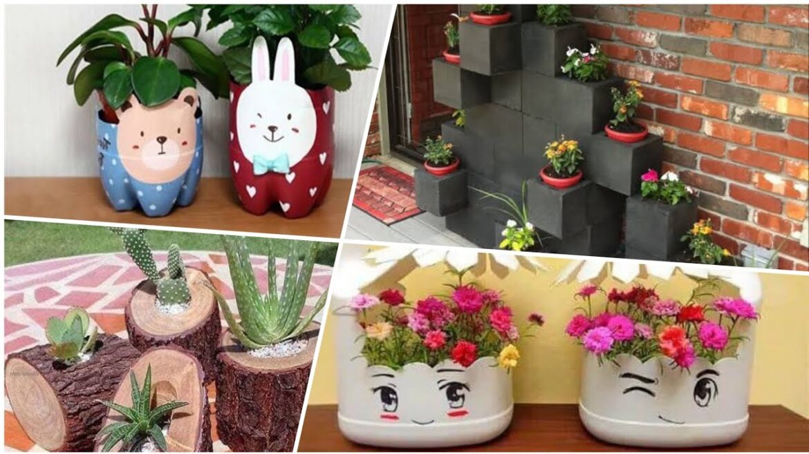 With the simplest equipment, decorate your home garden