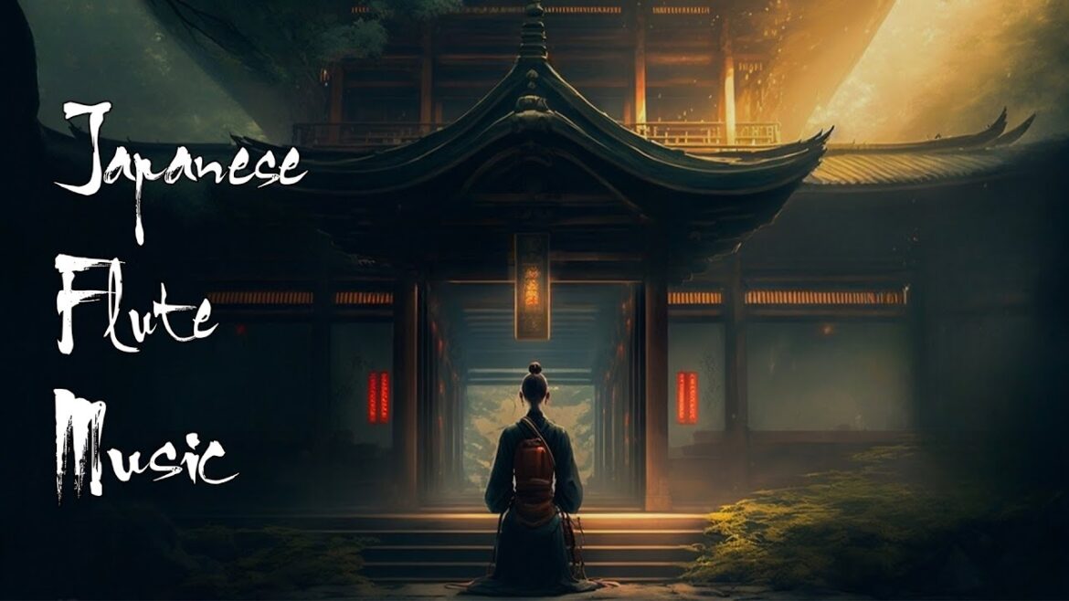 Peaceful Zen Garden at Night - Beautiful Japanese Flute Music For Meditation, Soothing, Healing