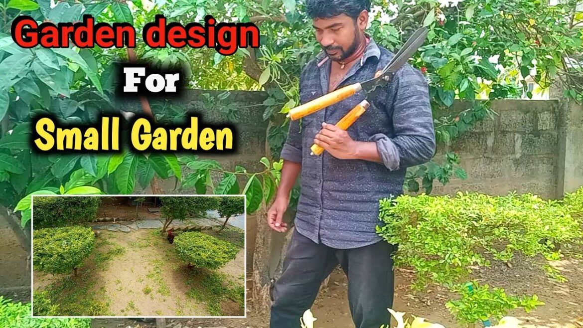 మా ఇంటిలో అందమైన తోట || Garden Design for Small Garden