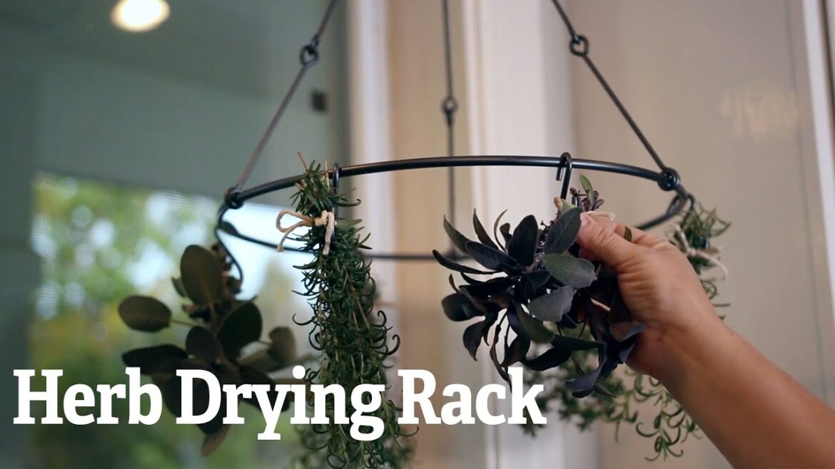 Herb Drying Rack