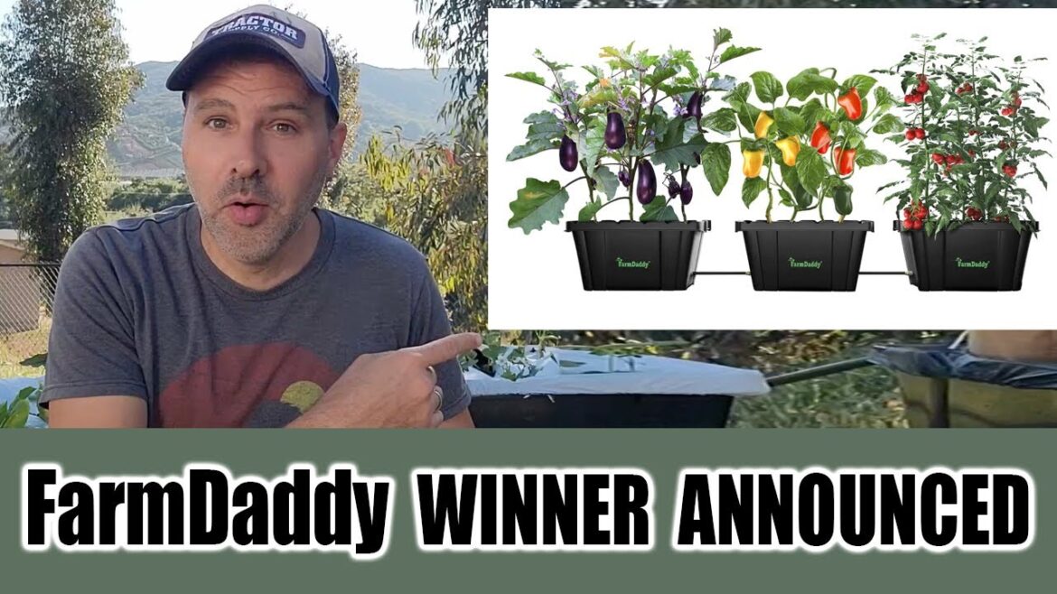 California Garden TV: Farmdaddy Giveaway Winner Farmdaddy Giveaway Winner