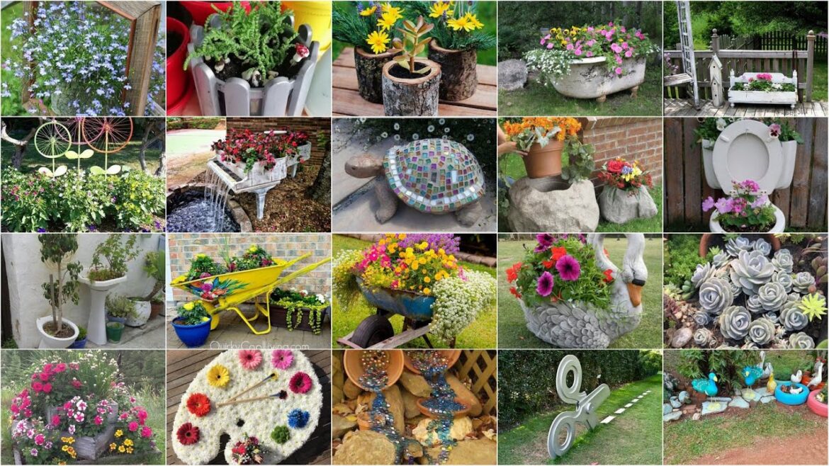 200 Latest Garden Decorating Ideas! Rustic Garden Ideas