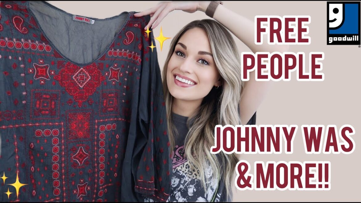 HUGE 35 Item Goodwill Outlet [Bins] Haul to Resell for a Profit $ on Poshmark! So Much Free People!!