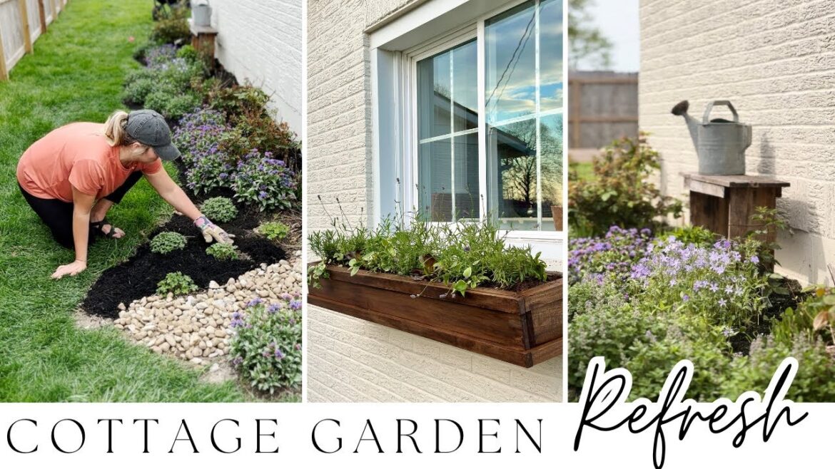 Cottage Garden Refresh | Planting a NEW Kitchen Window Box for Spring! Cottage Garden Refresh | Planting a NEW Kitchen Window Box for Spring!