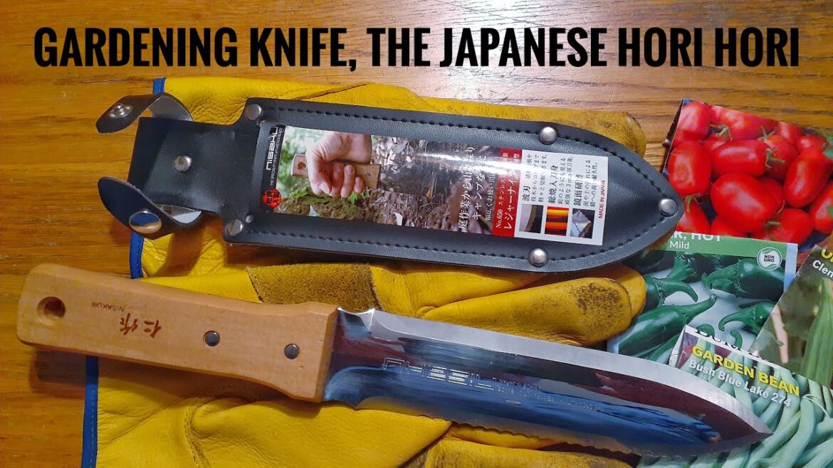 The Japanese Hori Hori a Great Tool for Gardening.  Every Gardener Should Have One!