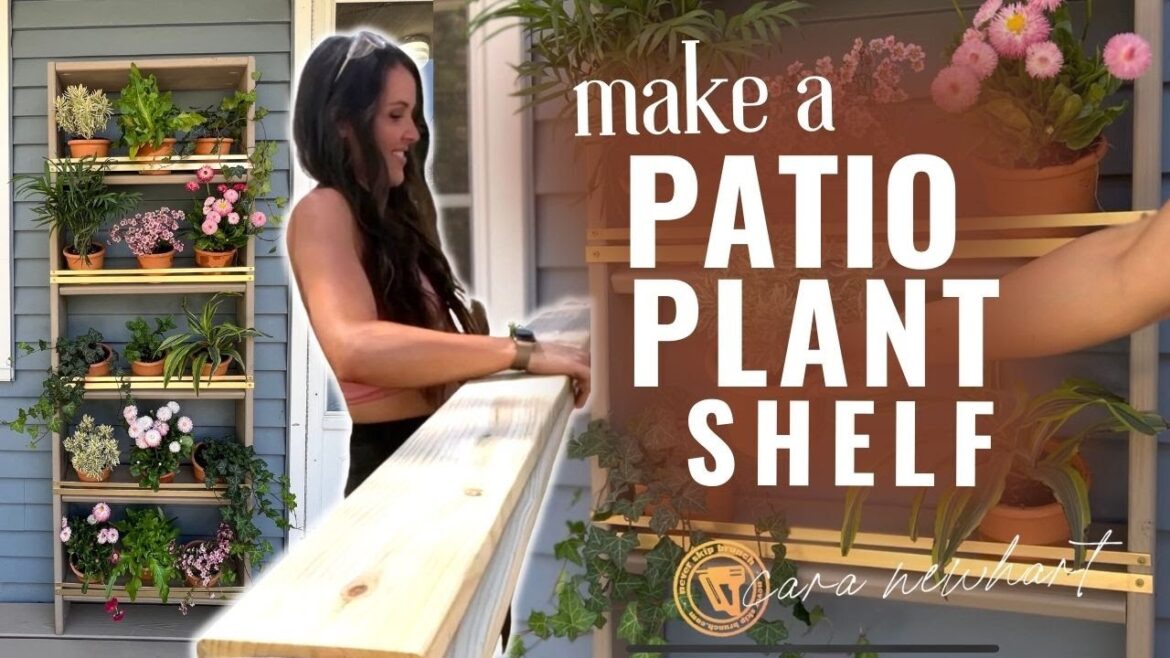 BUILD AN OUTDOOR HERB GARDEN | diy outdoor plant wall #diy #diyhomedecor #outdoorgarden