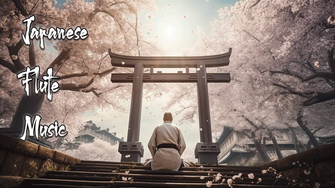 Zen in the Cherry Blossom Garden - Japanese Zen Music - Japanese Flute Music For Meditation