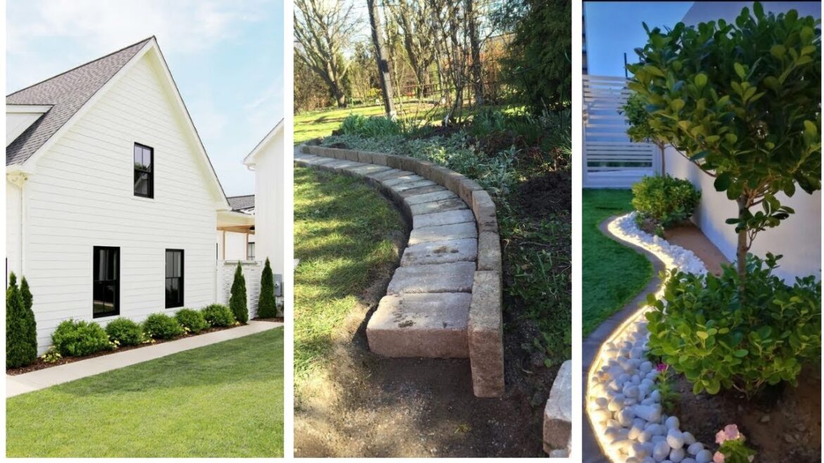 Small front yard landscape ideas with rocks - Beautiful garden design ideas for front yard