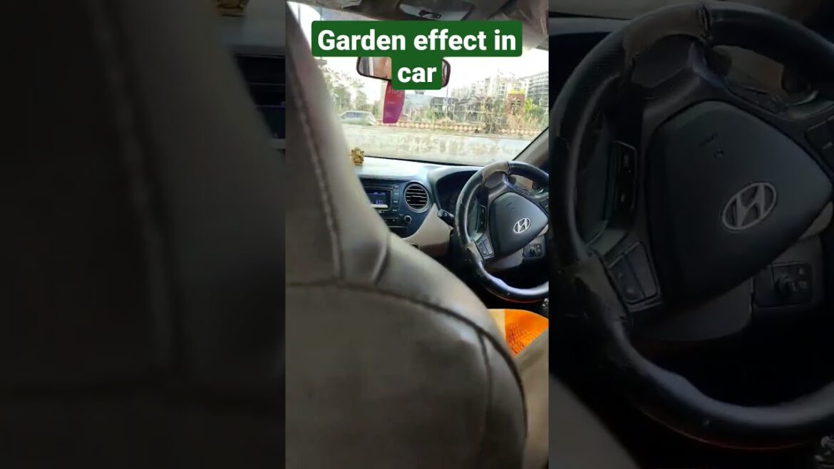 Garden effect in car / Grass mat / car tips #shorts Garden effect in car / Grass mat / car tips #shorts