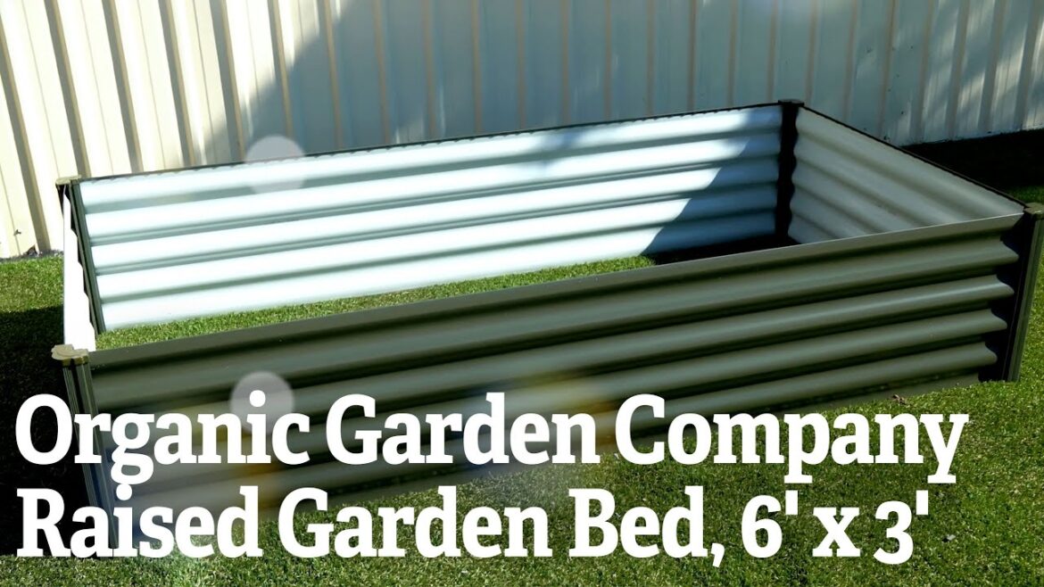 Organic Garden Company Raised Garden Bed, 6′ x 3′ Organic Garden Company Raised Garden Bed, 6' x 3'