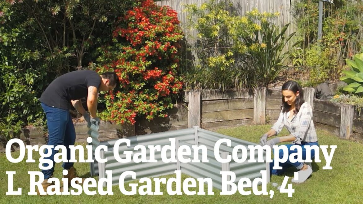 Organic Garden Company L Raised Garden Bed 4′ Assembly Organic Garden Company L Raised Garden Bed 4' Assembly