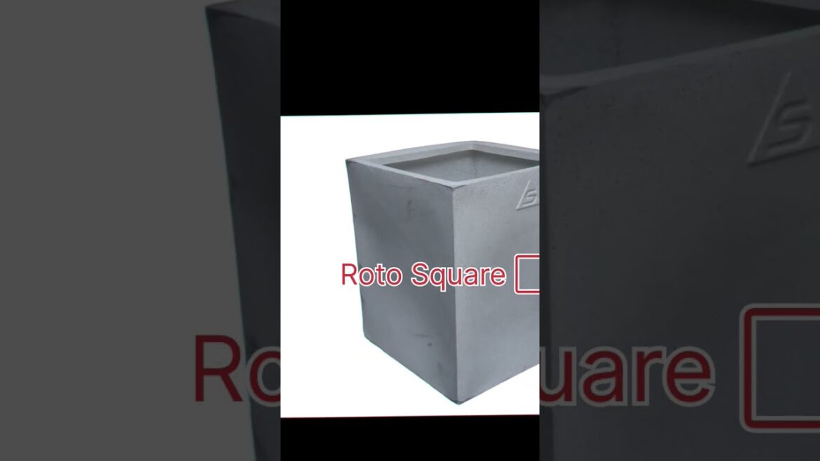 SABRAS PLASTIC Roto Square PLANTER POT | SQUARE pot for plants ☘️|#planterpots #garden #sort #viral