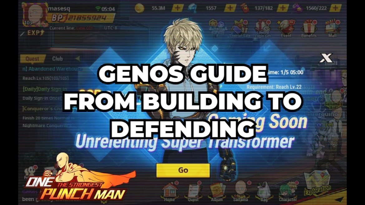 GENOS GUIDE FROM BUILDING TO DEFENDING AGAINST & ALL IN BETWEEN ONE PUNCH MAN THE STRONGEST GENOS GUIDE FROM BUILDING TO DEFENDING AGAINST & ALL IN BETWEEN ONE PUNCH MAN THE STRONGEST