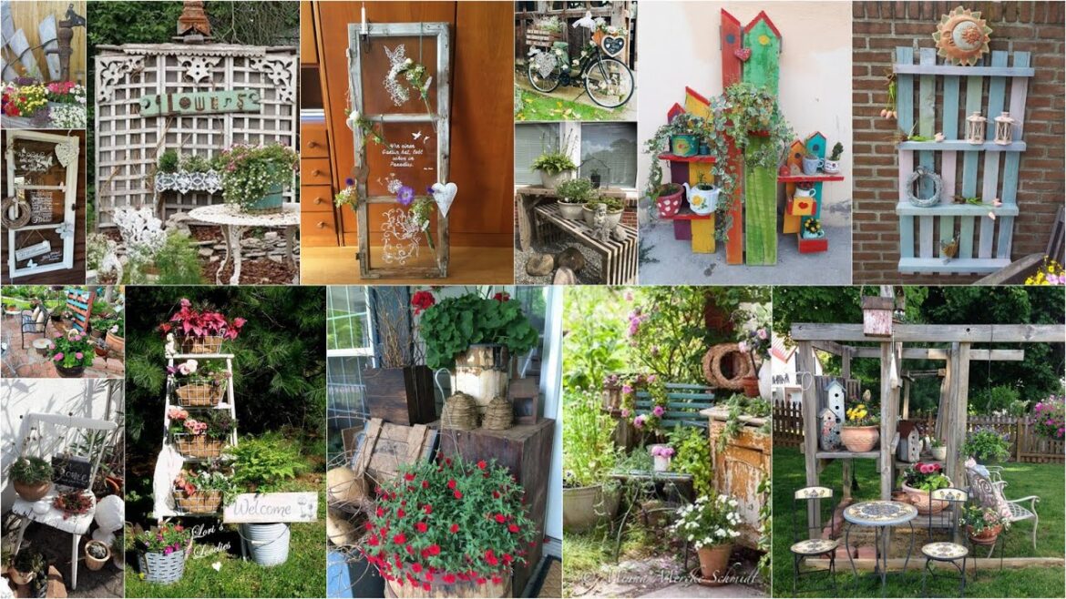 130+ Latest Rustic Garden Decoration Ideas | Vintage Garden Ideas 2024