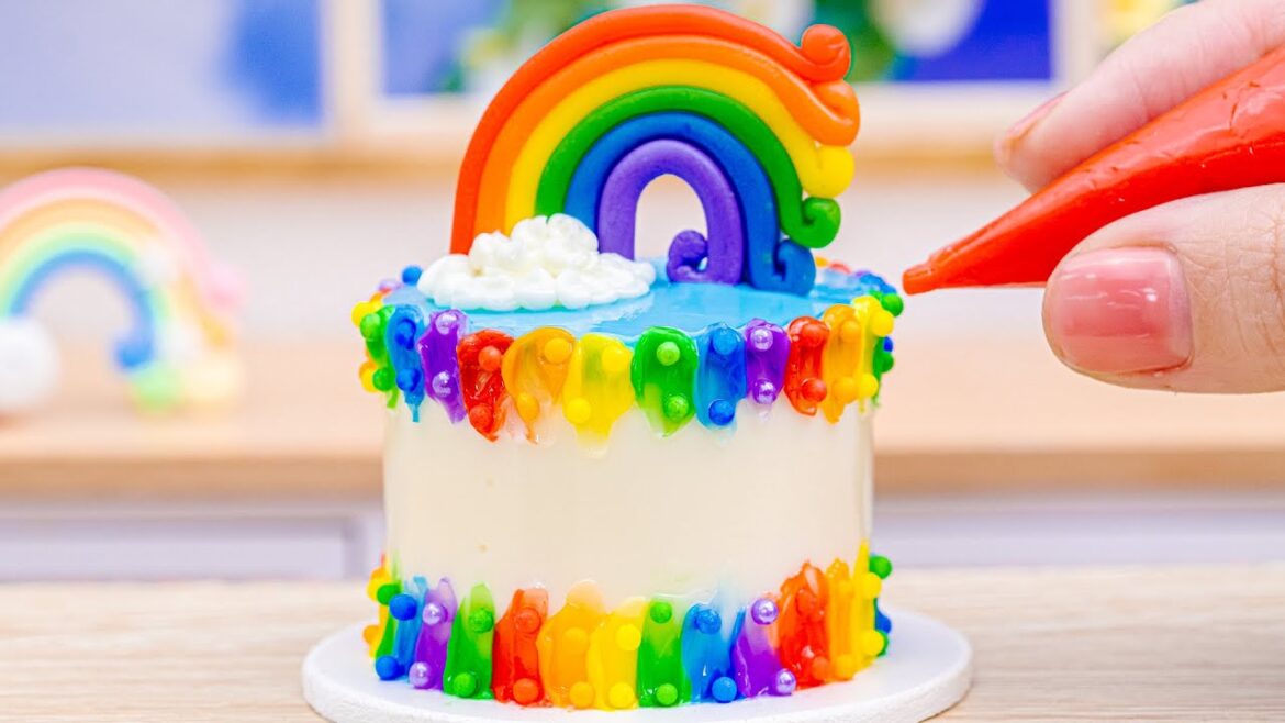 1000+ Satisfying Miniature Cakes Decorating Ideas | Best Of Tiny Rainbow Cake Recipe By Yummy Bakery