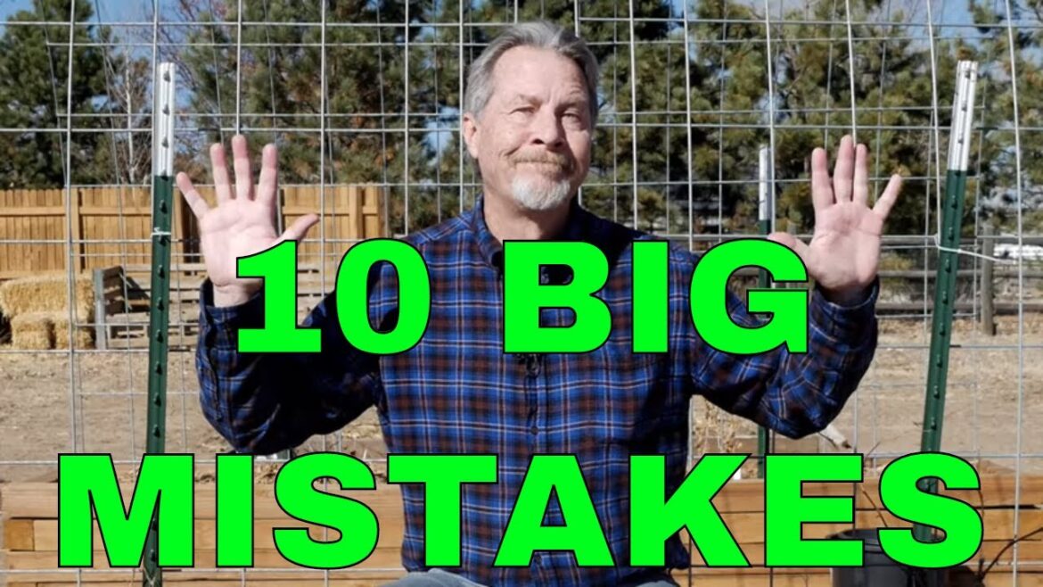 10 Common New Gardener Mistakes