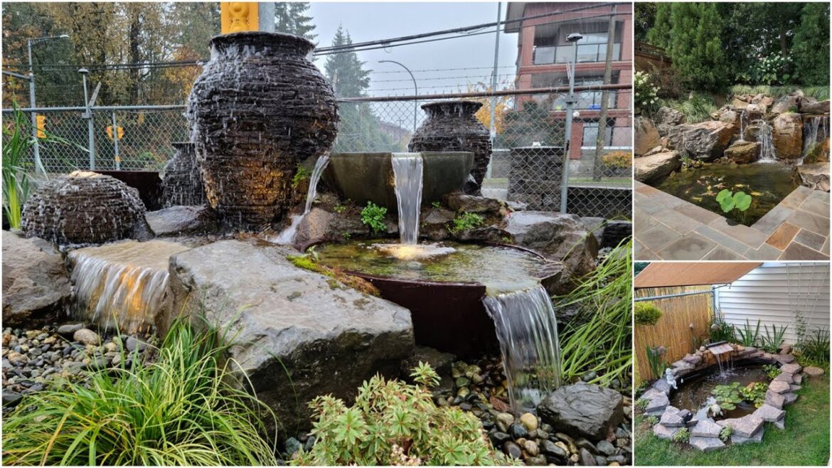 50Modern Water Feature Design Ideas For Gardens | Garden Ideas @100decorofficial