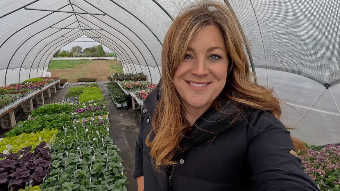 Garden Answer: Setting Up the High Tunnel & Huge New Annual Load Tour! 🥰🌸🙌 // Garden Answer Setting Up the High Tunnel & Huge New Annual Load Tour! 🥰🌸🙌 // Garden Answer