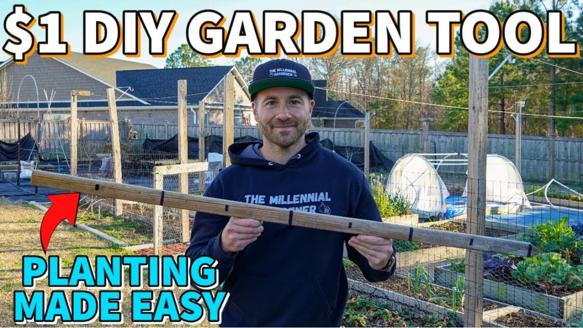 This Homemade Garden Tool Makes Planting Veggies Easy!