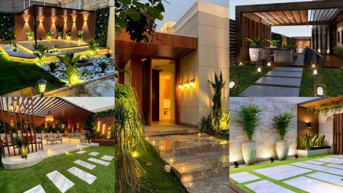 Modern Garden Landscaping Ideas 2023 | Modern Front yard/Backyard Landscaping Design Ideas