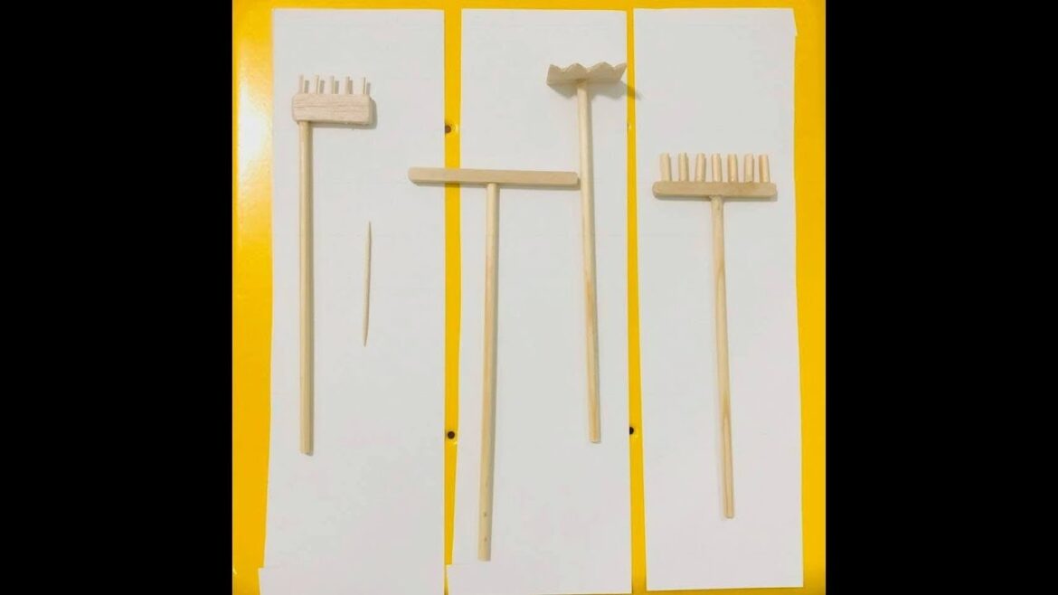 Video #6: DIY Super Easy Mini Zen Garden Tools!!!