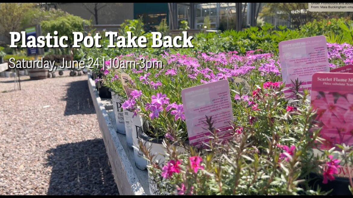 Plastic Pot Take Back Plastic Pot Take Back