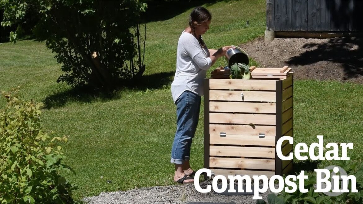 A Closer Look at The Cedar Compost Bin | Gardener’s Supply A Closer Look at The Cedar Compost Bin | Gardener's Supply