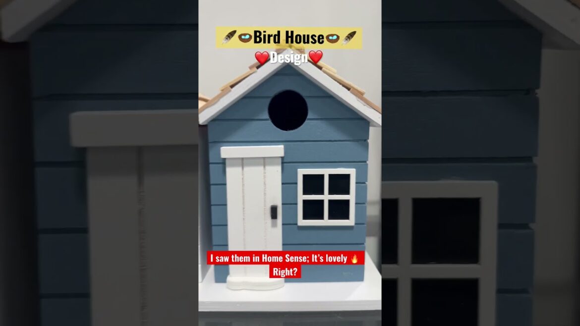 🪺❤️🐤Birds House Design ❤️ #shorts #ytshorts #birdshouse #birds #house #birdnest #backyard #garden