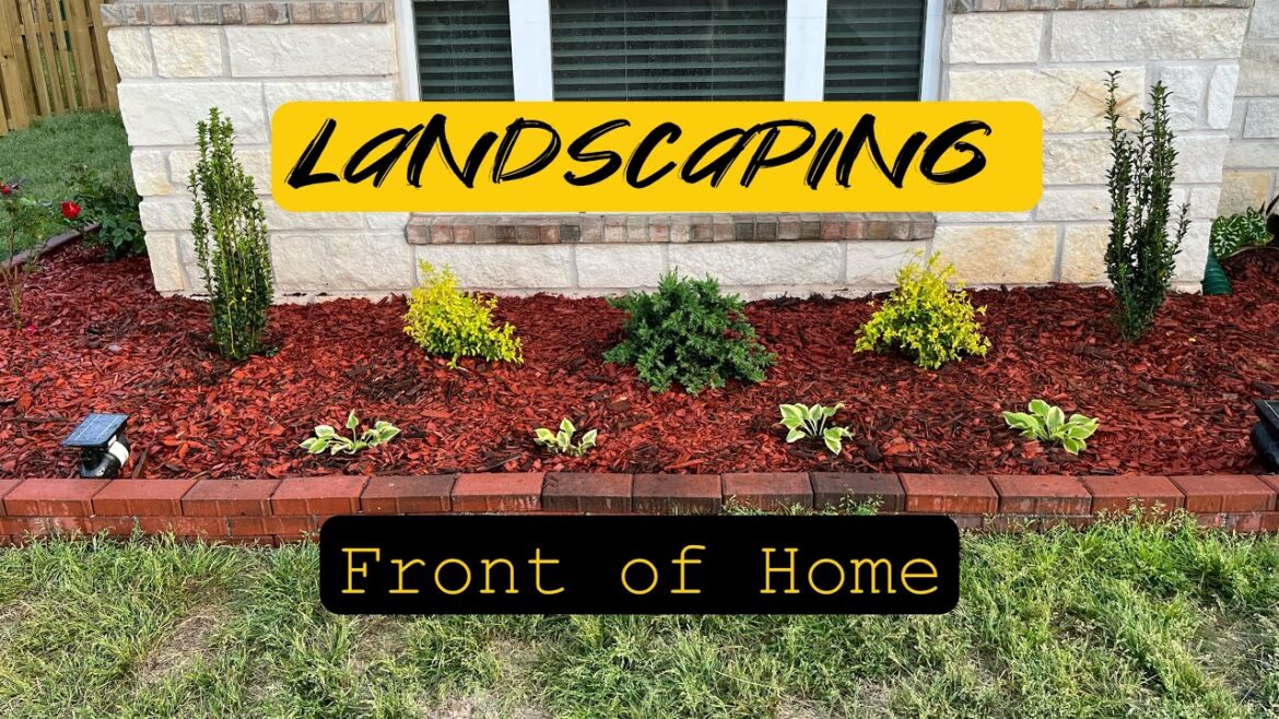 Quick and Easy Garden Space in Front of New Home