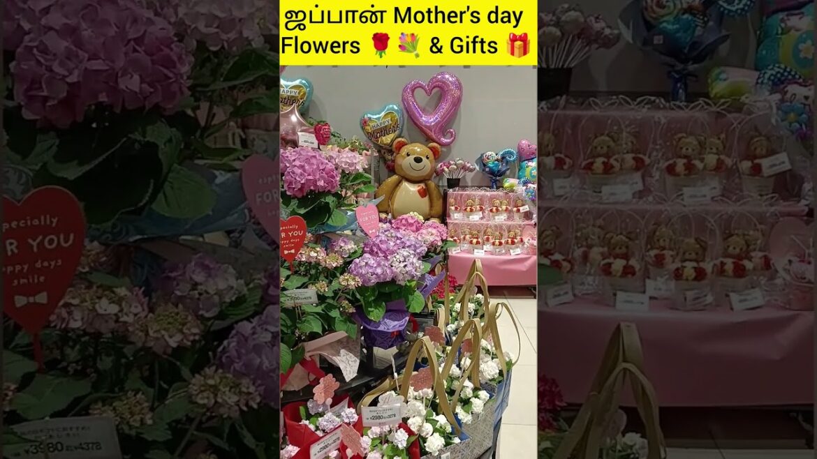 💥🇯🇵 Japan Mother's day 🎉👩👪 Flowers 🌹💐 & Gifts 🎁 #shorts #mothersday #pranithiinjapan