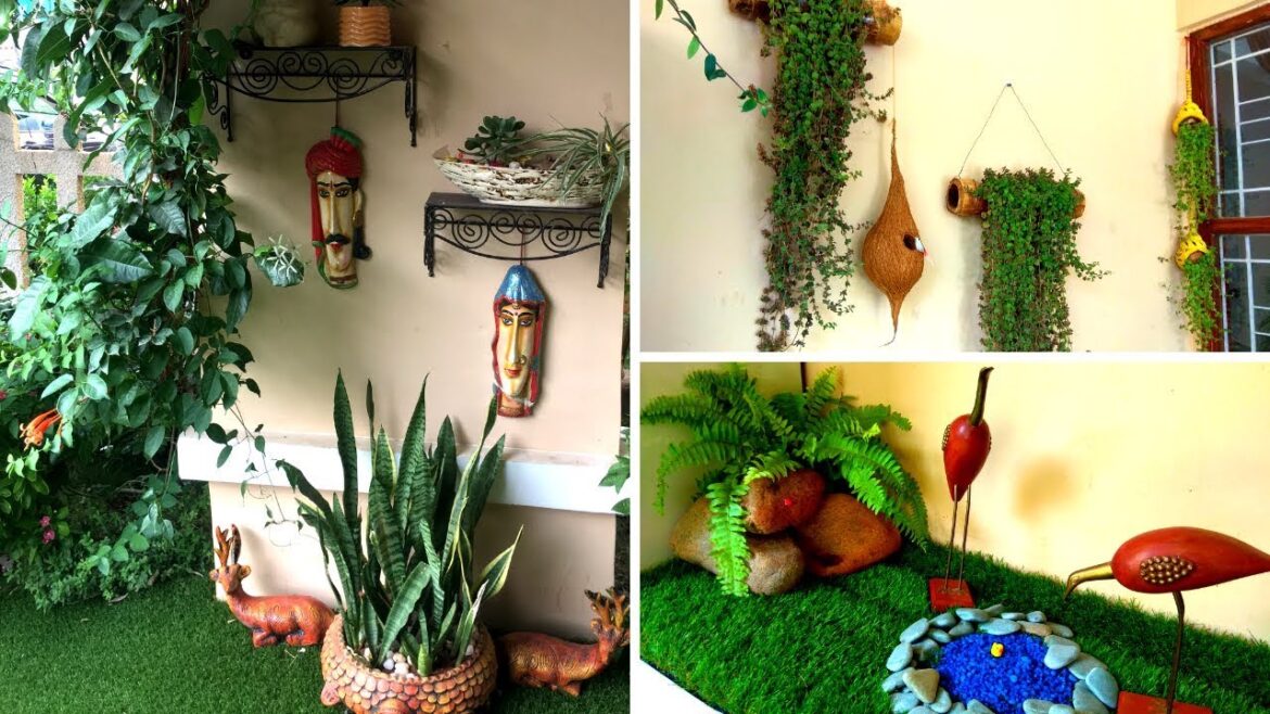 Garden/porch tour||Balcony organization ideas||Backyard Gardening