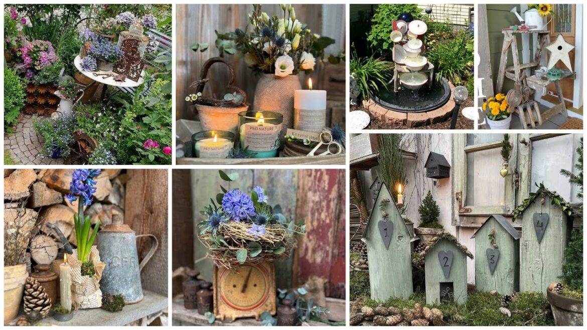 Most Demanding Vintage Style Garden Decorating Ideas | Rustic Garden Ideas | 2023-2024 Most Demanding Vintage Style Garden Decorating Ideas | Rustic Garden Ideas | 2023-2024