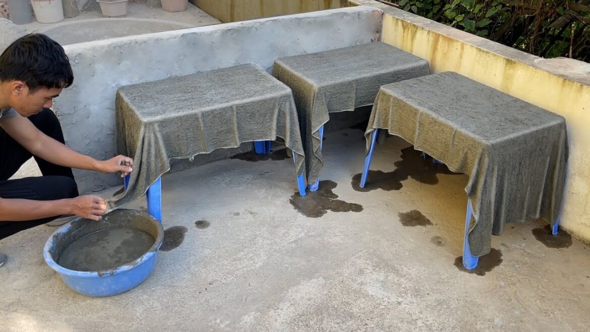 DIY Gardening ideas – Cloth and Cement – Unexpectedly Beautiful  – Making an Aquarium DIY Gardening ideas - Cloth and Cement - Unexpectedly Beautiful  - Making an Aquarium