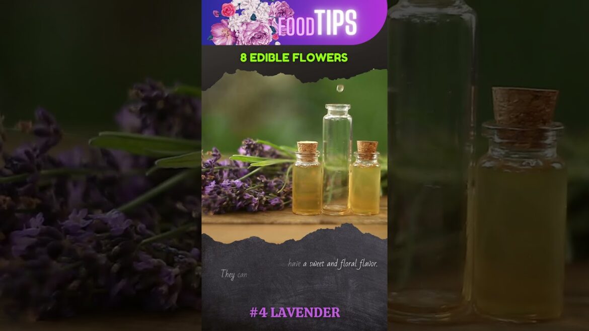 8 Edible Flowers #shorts #tips #flowers #food #healthyeating #naturalfood