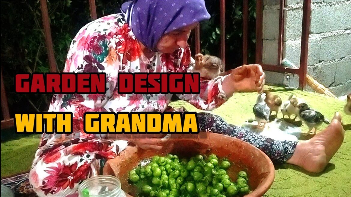 Country style garden design