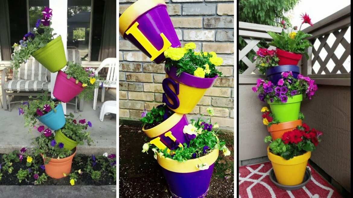Topsy Turvy Planter | Simple Garden Design Ideas