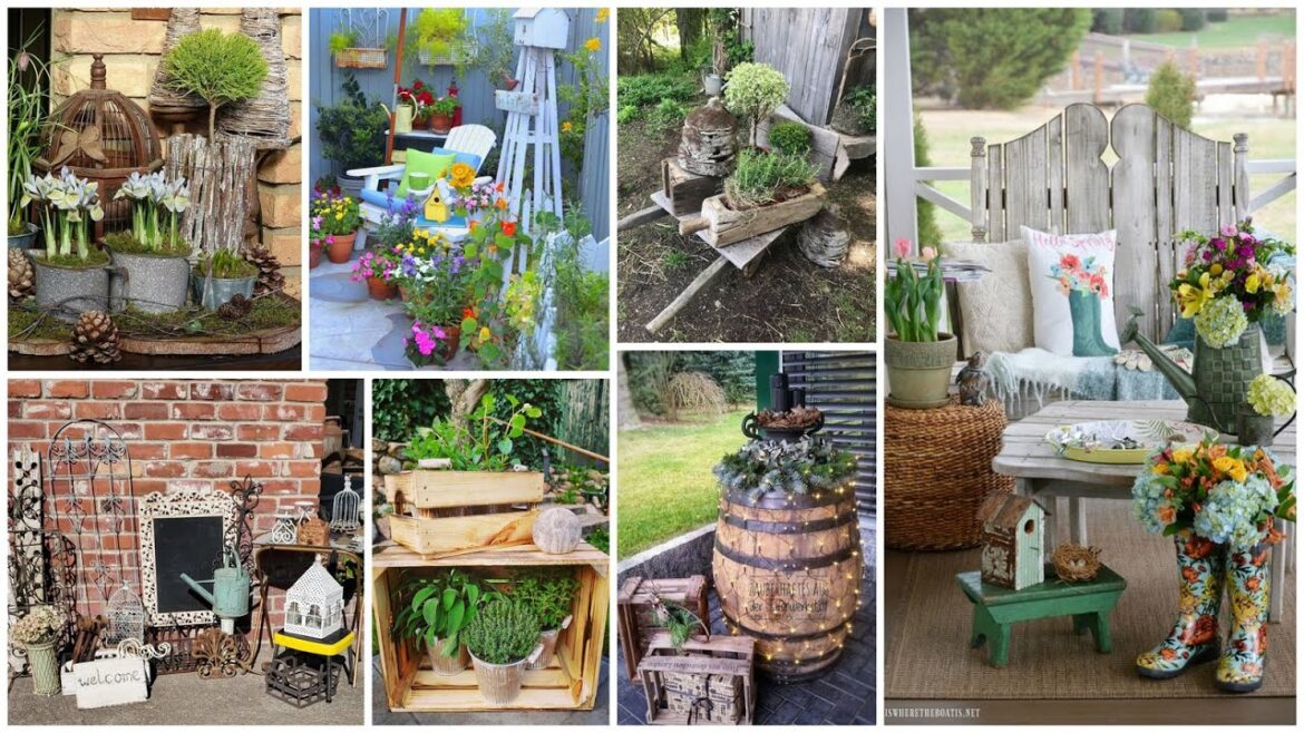 100+ Latest Rustic Garden Ideas! Vintage Garden Decorating Ideas 100+ Latest Rustic Garden Ideas! Vintage Garden Decorating Ideas