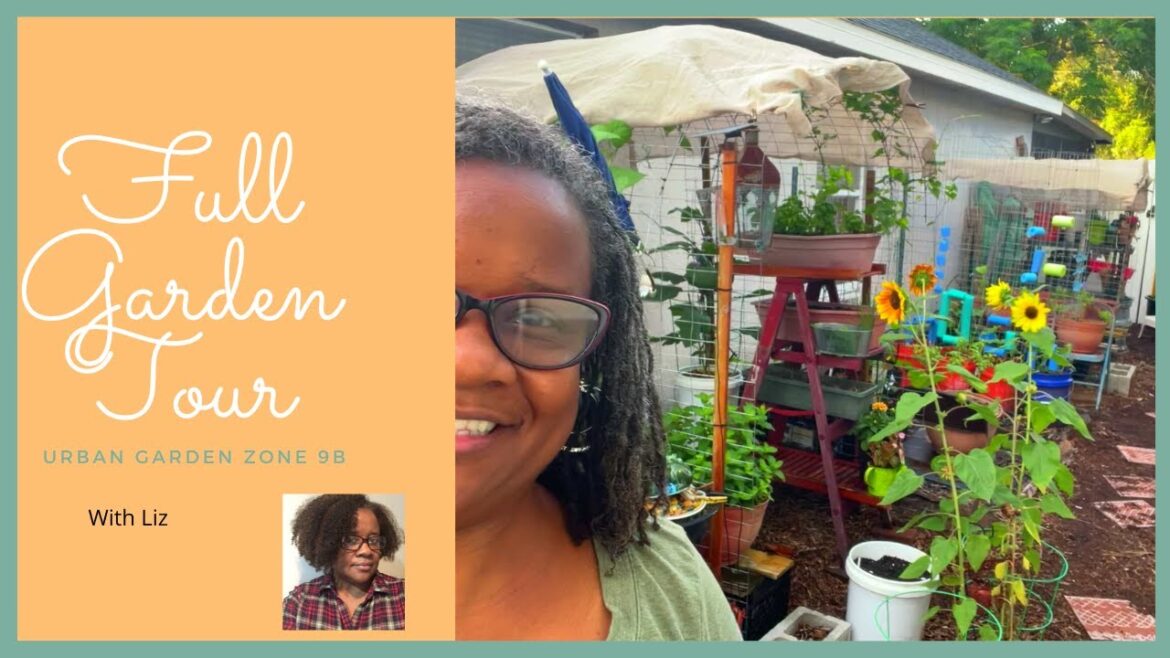 Zone 9b Urban Florida Small Space Garden Weekly Container Garden Tour Update  May 22 2023