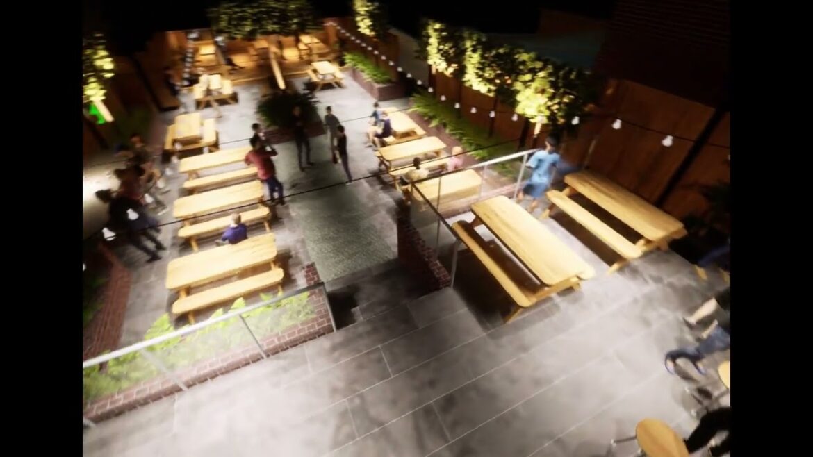 Walk through animation