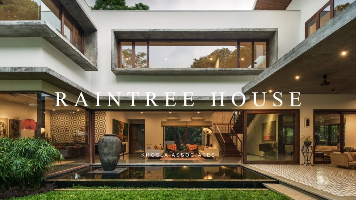 4 Bedroom House Design With Linear Koi Pond & Garden Influenced By Magnificent & Ancient Raintree