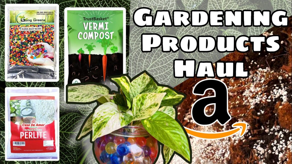 Amazon Gardening Products Haul | Beginner Gardening Essentials | Plant Supplies shopping on Amazon