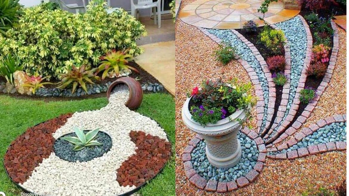 Stunning Decorating Ideas 2023 For Garden Landscaping| Backyard Landscaping Ideas With PebbleStone